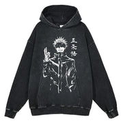 Gojo Satoru "Domain Expansion" Vintage Hoodie #06