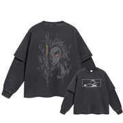 Rengoku Flame Hashira Double Sleeve Tee
