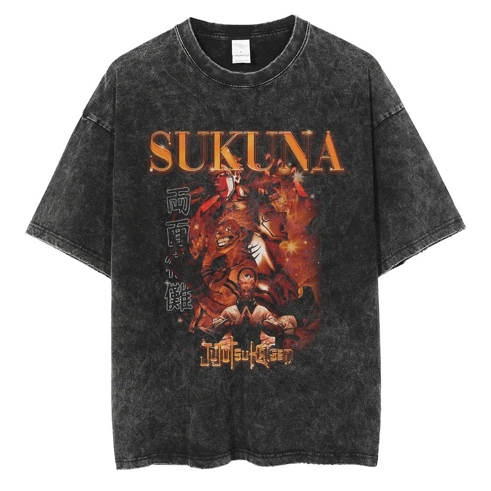 Ryomen Sukuna Vintage T-shirts Pack