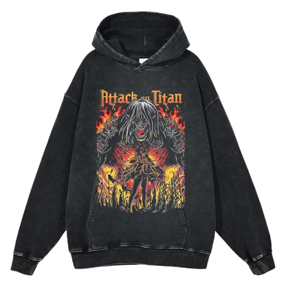 Attack on Titan Vintage Hoodie V1