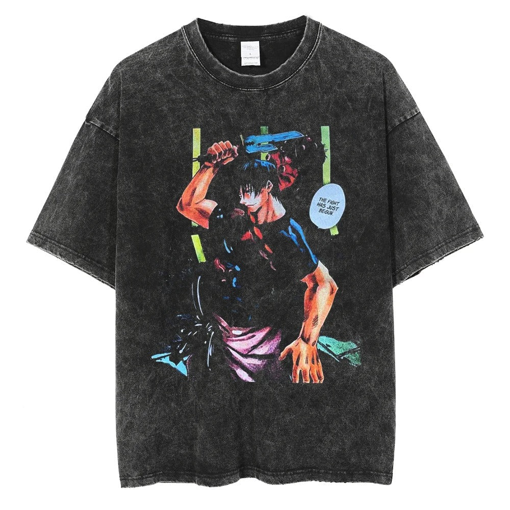 Gojo X Toji Vintage T-shirts V2