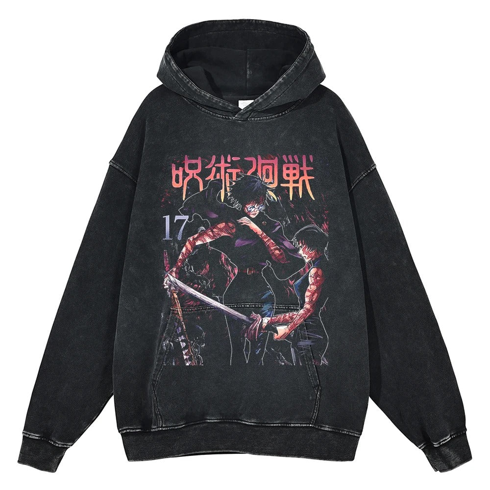 Maki Zenin Vintage Hoodie V1