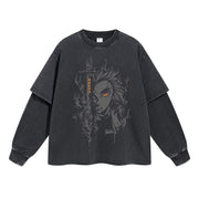 Rengoku Flame Hashira Double Sleeve Tee