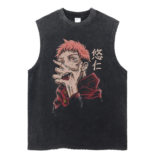 Sukuna Vintage Tank Top V4