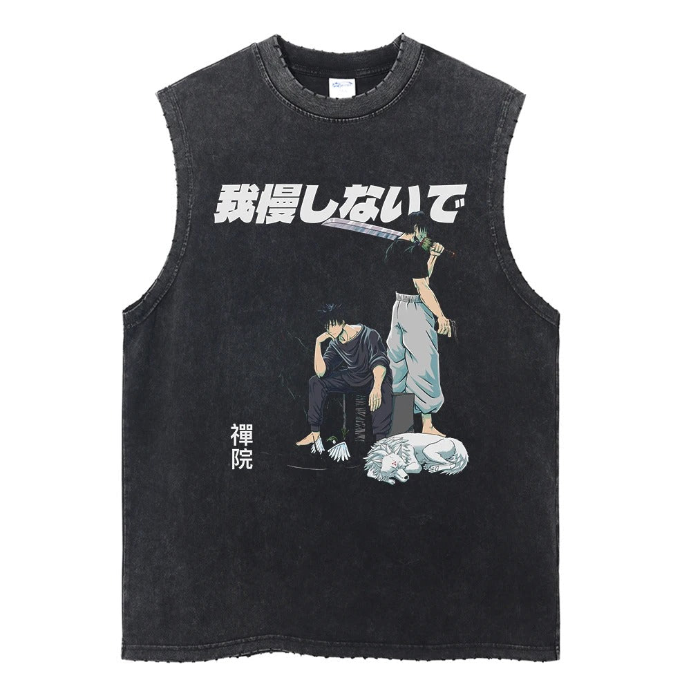 Toji X Megumi Vintage Tank Top