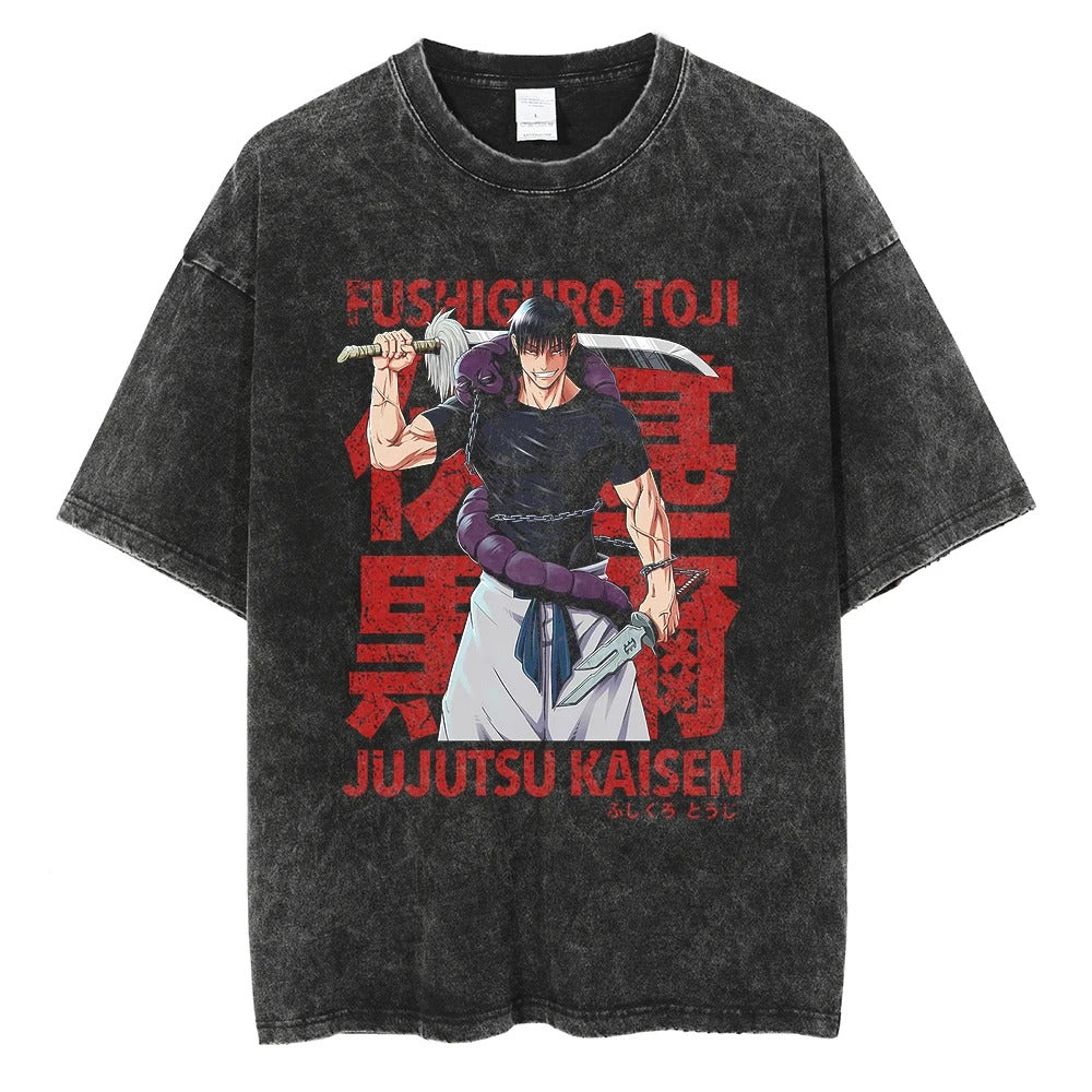 Toji Fushiguro Vintage T-shirts Pack