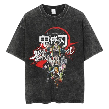 Demon Slayer Corps „Kimetsu no Yaiba“ Vintage T-Shirt #01