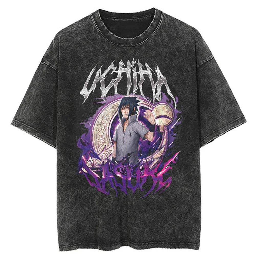 Sasuke Uchiha "Sharingan Warrior" Vintage T-shirt