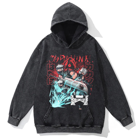 Kakashi Vintage Hoodie V1