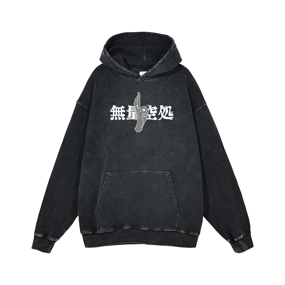 Gojo Satoru „Blindfold“ Vintage Hoodie #08
