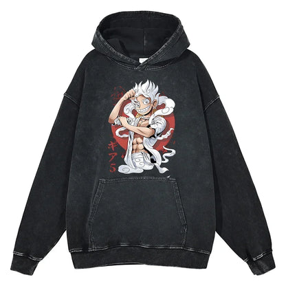 Monkey D Luffy Vintage Hoodie V3