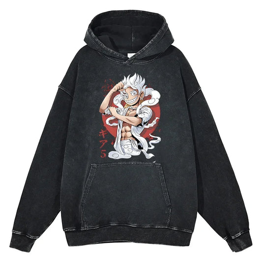 Monkey D Luffy Vintage Hoodie V3