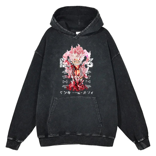 Monkey D Luffy Vintage Hoodie V2