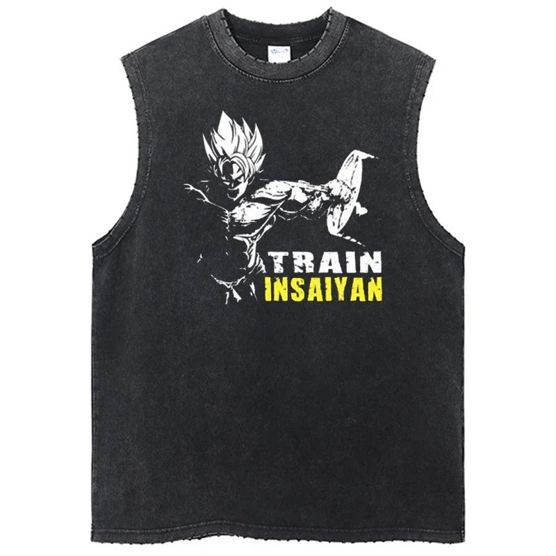 Super Saiyan Vintage Tank Top V6