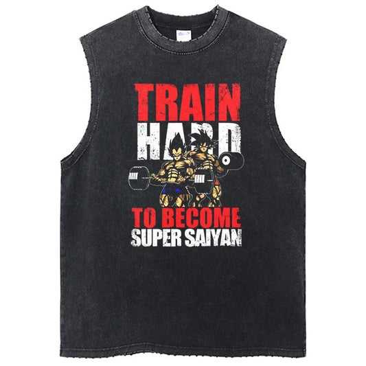 Super Saiyan Vintage Tank Top V4