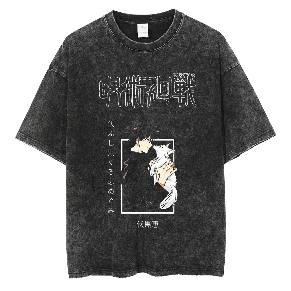 Megumi Fushiguro Vintage T-shirts Pack