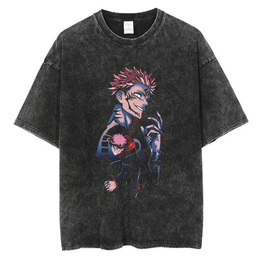 Sukuna X Itadori Vintage T-shirt V2