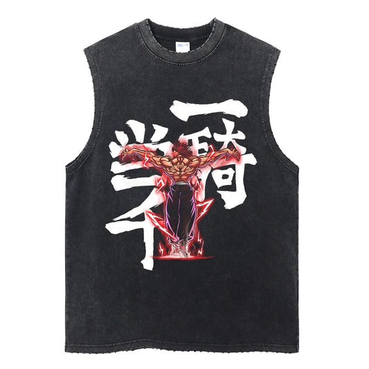 Yujiro Hanma "The Ogre" Vintage Tank Top