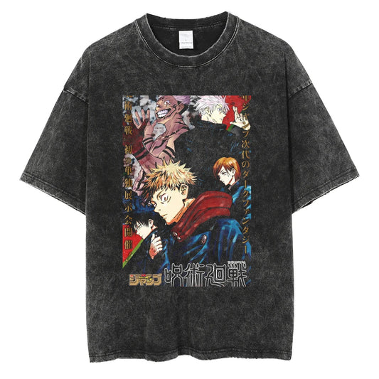 Jujutsu Kaisen Vintage T-shirt V4