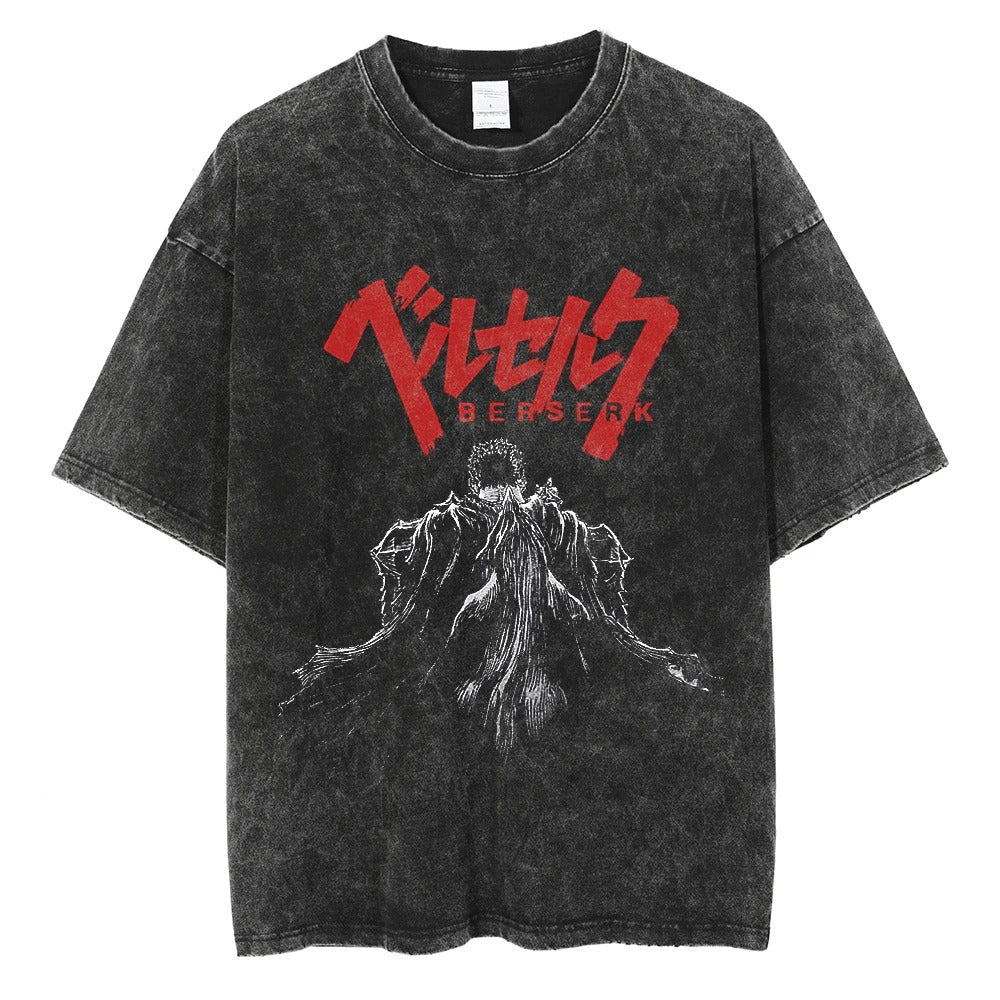 Berserk „Falken-Gefolge“ Vintage T-Shirt #04