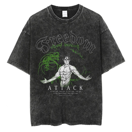 Eren "Freedom Fighter" Vintage T-shirt