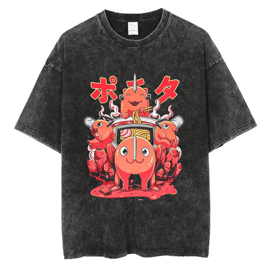 Pochita Vintage T-shirt V3