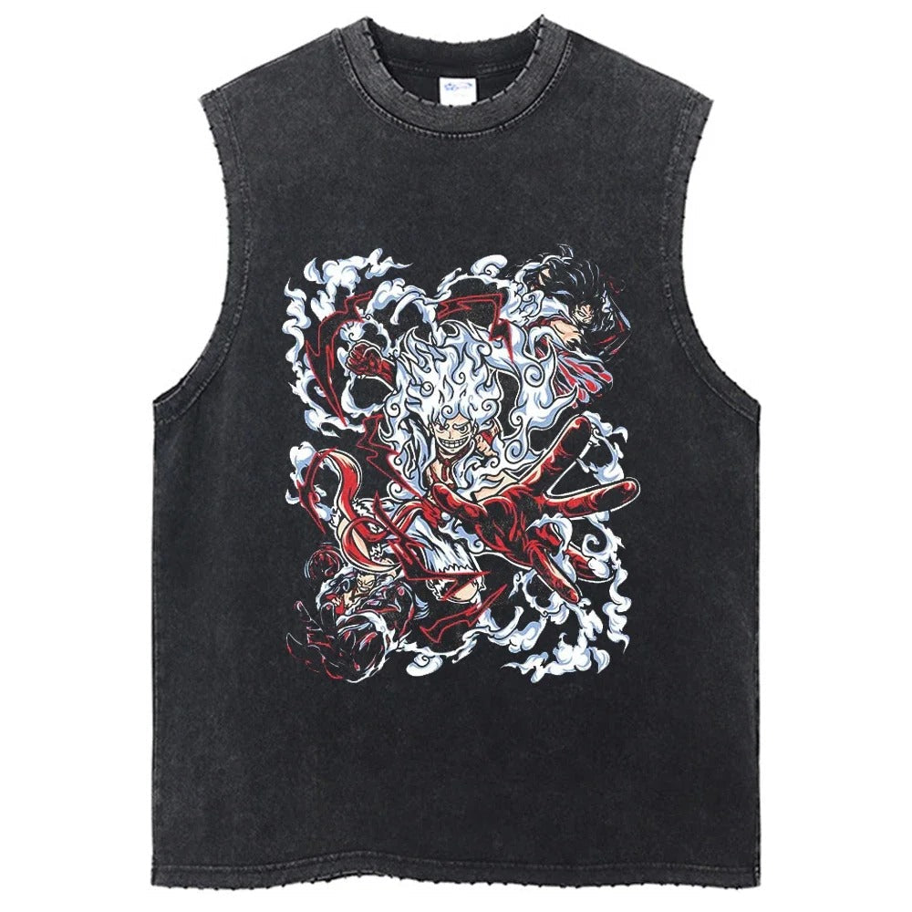 Luffy Vintage Tank Top V5