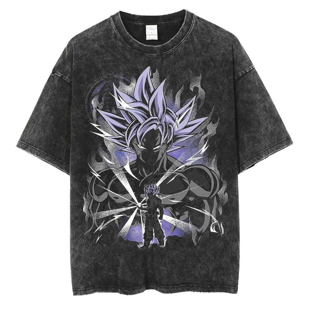 T-shirt vintage "Genkidama" de Son Goku #05
